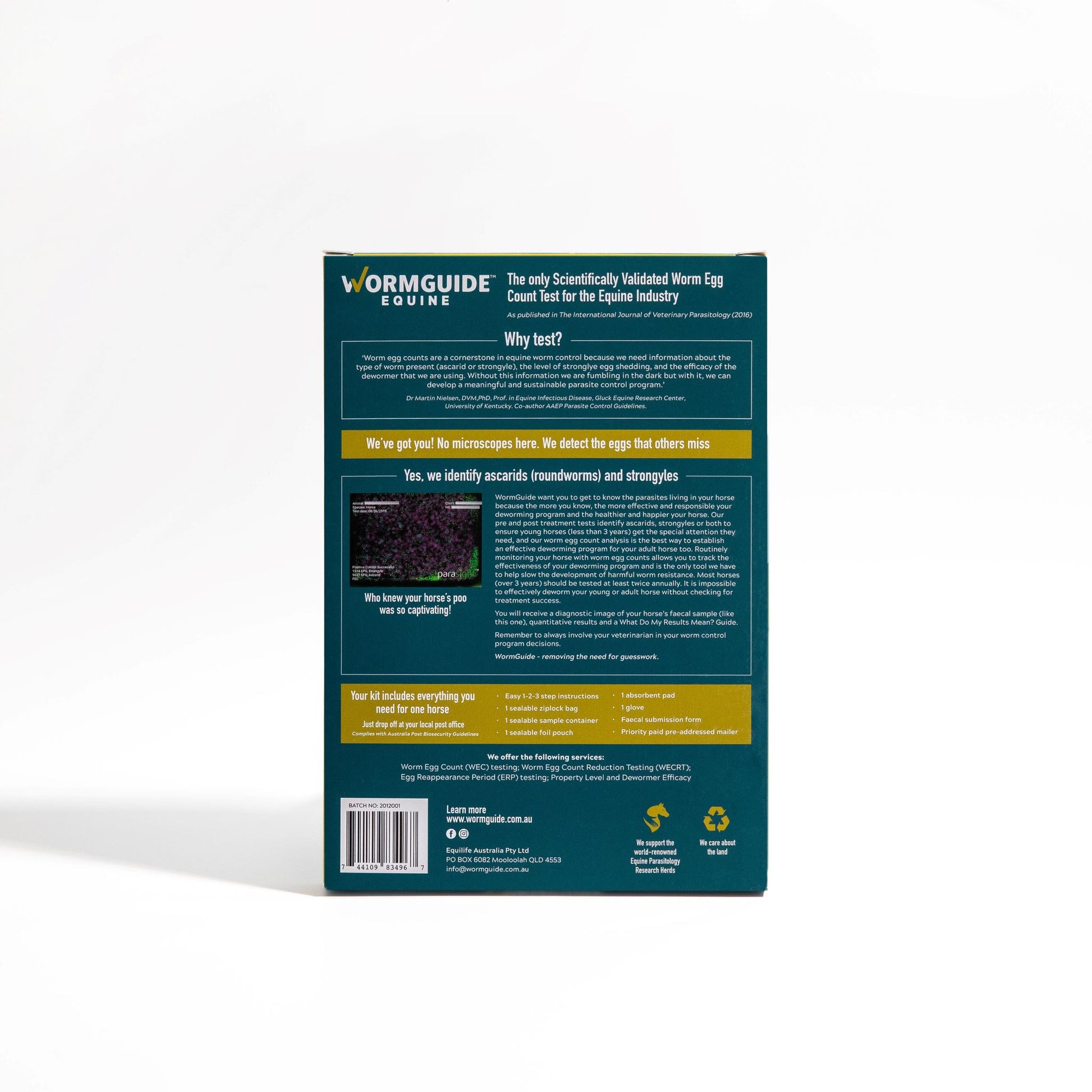 Sheep faecal Egg Counts Horse Worm Egg Counts